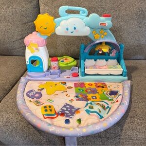 Fisher-Price Little People 1-2-3 Babies Play Date Fold & Play Playset Only WORKS